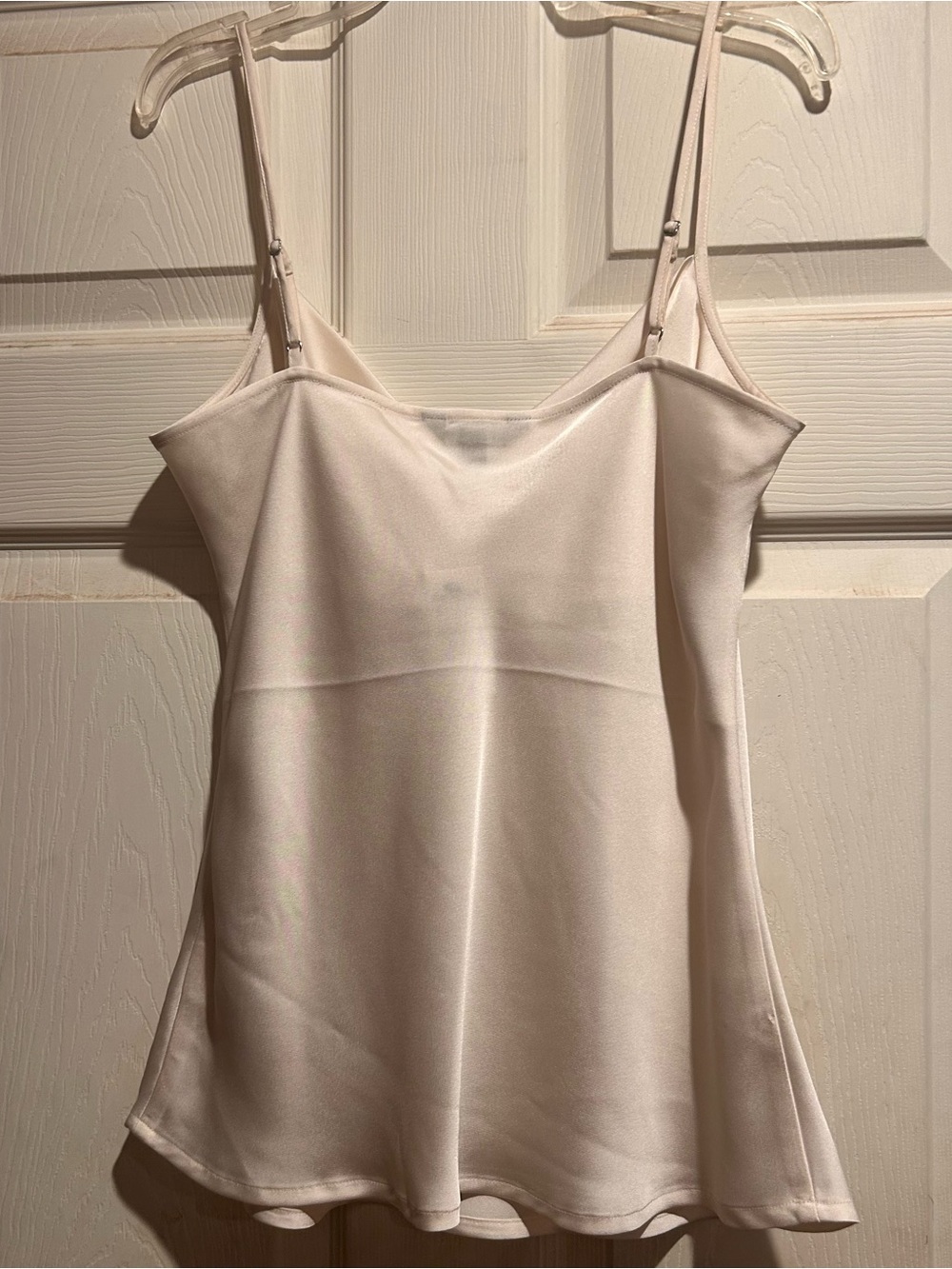 EXPRESS Cream Satin Cowl-Neck Camisole - Picture 3 of 3